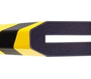 Traffic-Line Push-fit Protection provides both visual warning and safety cushioning to hard objects and edges. Push-fit protection profiles simply push onto the areas to be protected and particularly exposed sections can be secured with conventional adhesives. Extremely easy to install Easily cut to length Prevents injury and protects property Made from flexible age resistant polyurethane foam UV resistant yellow/black colours according to DIN 4844 Temperature resistant from -40 °c to +90 °c Fire resistant, CFC and Silicon Free. Standard length is 1metre.
